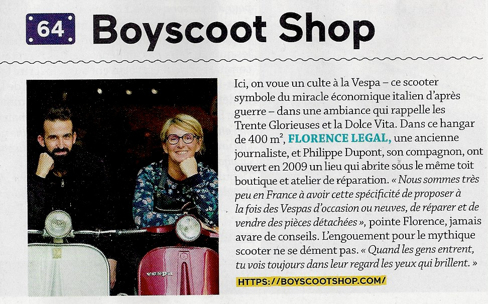 Boyscoot Shop dans Nantes Passion en novembre 2018.